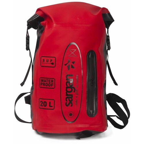 фото Влагозащитный рюкзак sargan pro sup с внешним карманом, 20 литров красный