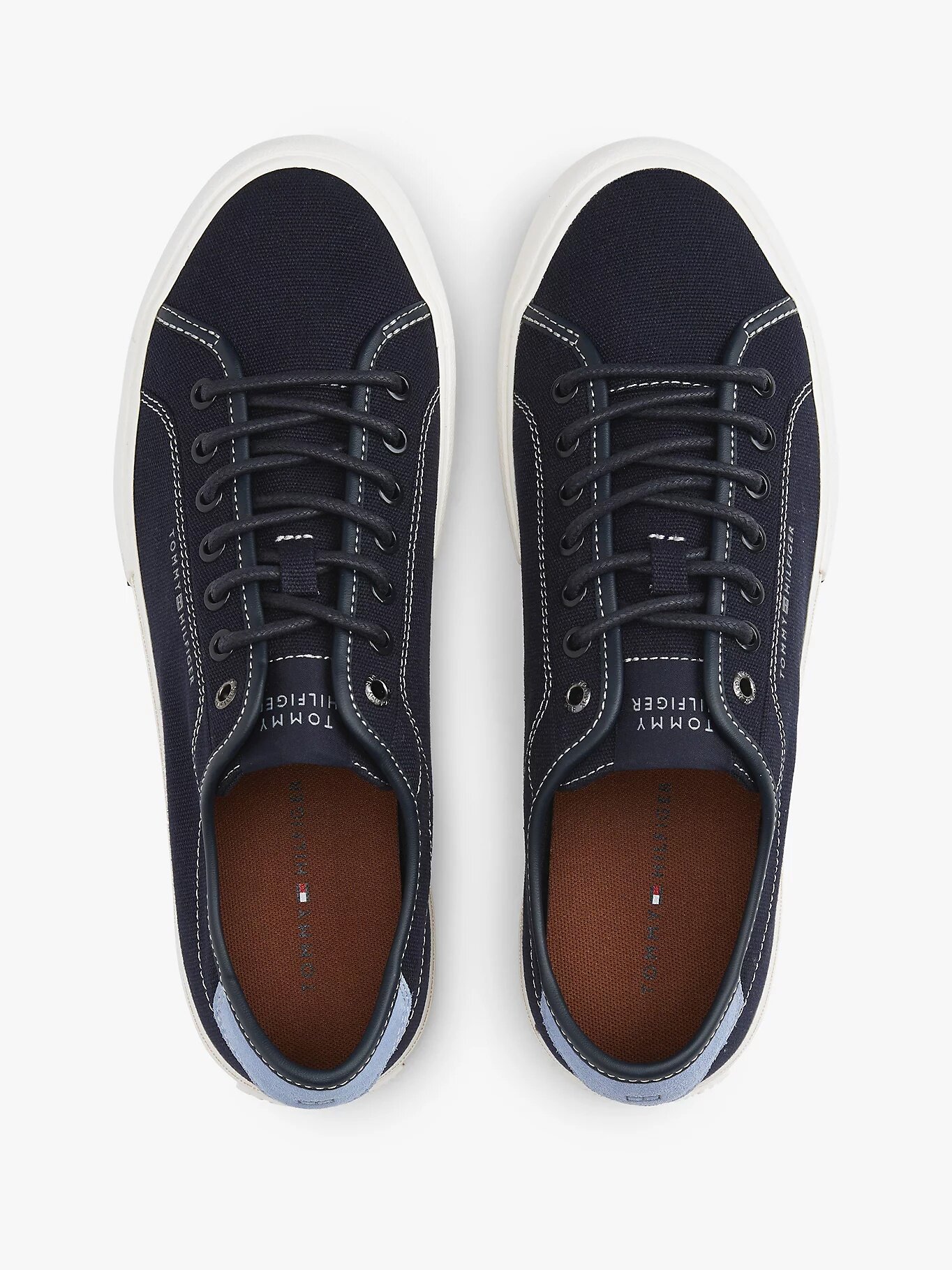 Кеды TOMMY HILFIGER, размер 44 EU, синий — фото 1