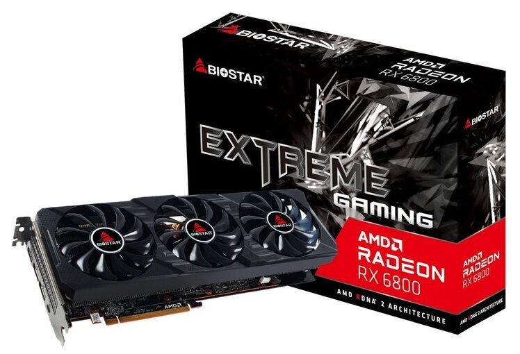 Видеокарта Biostar Radeon RX 6800 16Gb VA6806LMP2 Retail