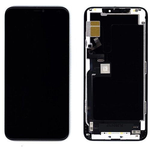 модуль матрица тачскрин oem для apple iphone 11 tianma черный с металической рамкой Модуль (матрица + тачскрин) Amperin для Apple iPhone 11 Pro Max (INCELL / TFT JL) черный