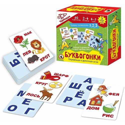 Игра карточная Буквогонки Русский Стиль 04733