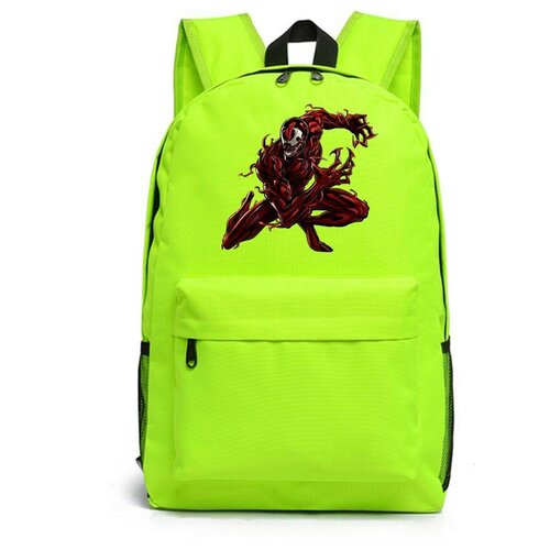 Рюкзак Красный веном - Карнаж (Spider man) зеленый №6 рюкзак красный веном карнаж spider man зеленый 6