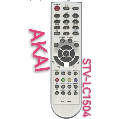 Пульт STV-LC1504 для AKAI/акай телевизора пульт модельный huayu rs41 mouse stv lc32st3001f для тв akai akira и тд