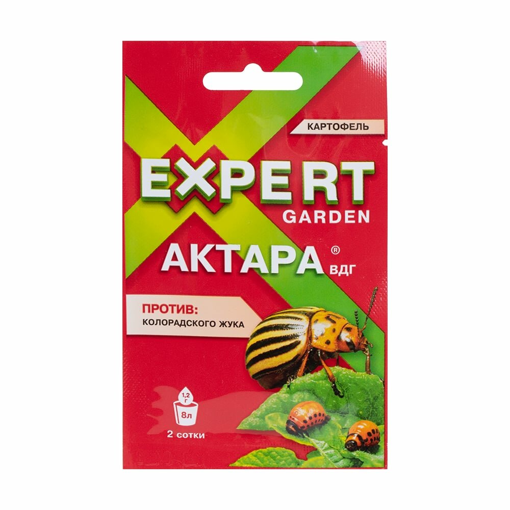 Инсектицид Актара, Expert Garden, от колорадского жука, 1.2 г - фотография № 2
