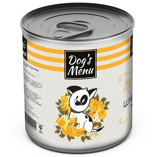 Dogs Menu 750 г консервы для взрослых собак шницель куриный 1х9 , 70563 (8 шт) dogs menu 750 г консервы для взрослых собак шницель куриный 1х9 70563 8 шт