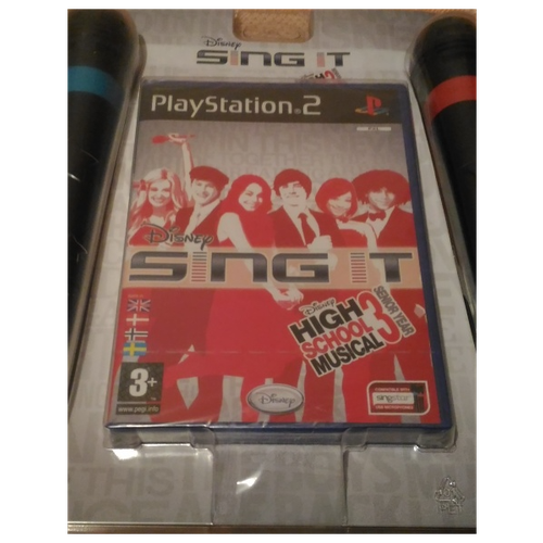 Игра для Playstation 2: High School Musical 3: Sing It! (+ 2 микрофона) ins high value schoolbag female korean version high school student backpack versatile collision sessen department junior high