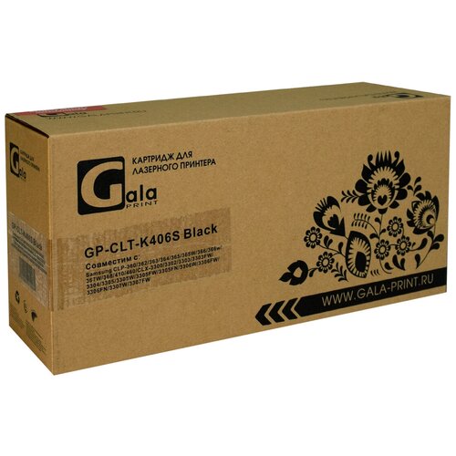 Картридж GalaPrint GP_CLT-K406S_BK совместимый тонер картридж (Samsung CLT-K406S - SU120A) 1500 стр, черный