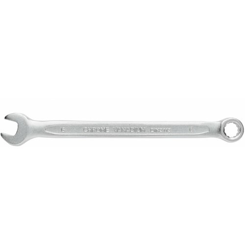 HOEGERT Ключ комбинированный 6 мм, сталь CrV, DIN 3113, HT1W406