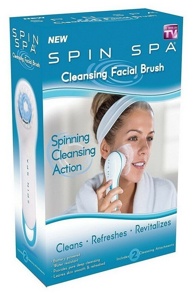 Электрическая щеточка для лица Spin spa Cleansing Facial Brush