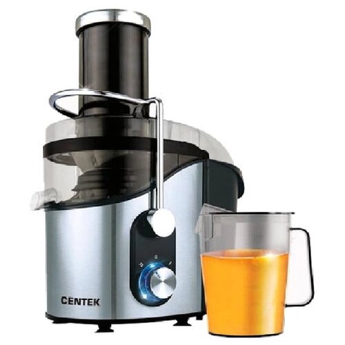 Соковыжималка Centek CT-1212 черн сталь 1200Вт 2скорстакан 1100мл 395000₽