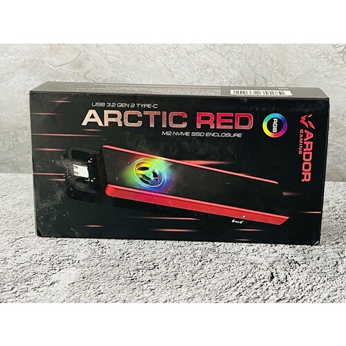 M.2 Внешний бокс ARDOR GAMING M2 Arctic Red