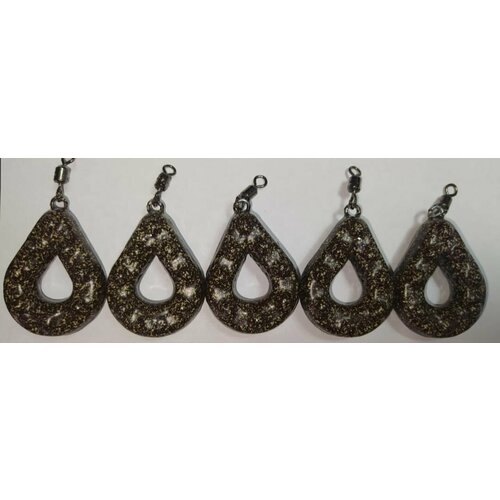 фото Набор грузил гриппа 100 грамм (5 штук) без бренда