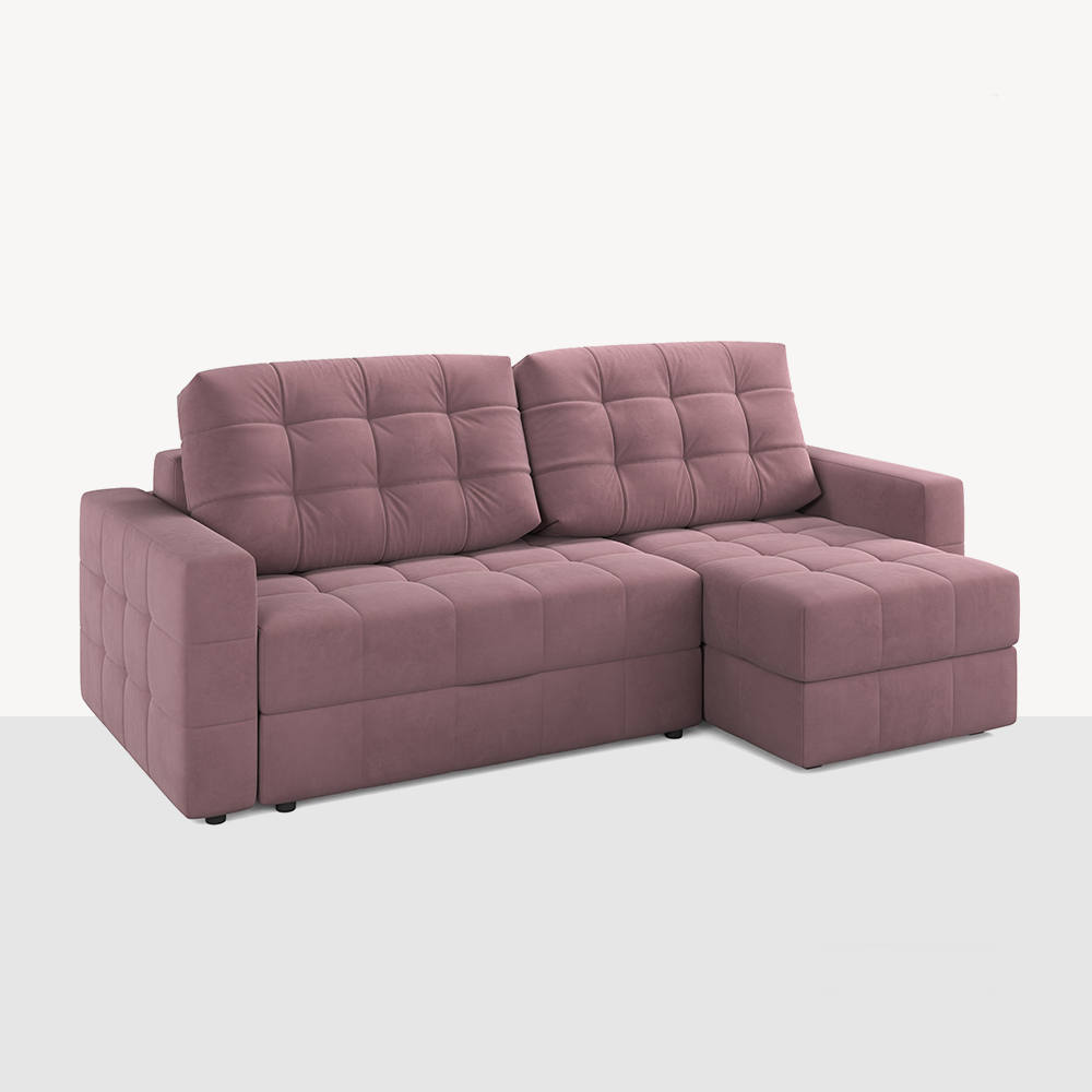 Угловой диван-кровать Ванкувер Pure 12, еврокнижка, 240х80х155 см