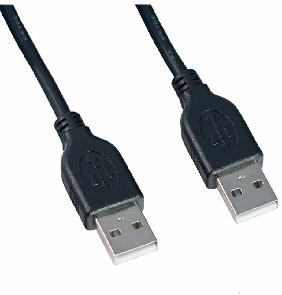 Кабель Perfeo USB - A(m) - USB - A(m), (U4401), 1.8 м, черный