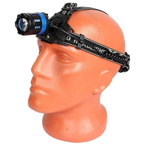 фото Фонарь налобный светодиодный акб usb 8048-1 police