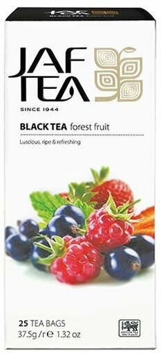 Чай чёрный JAF TEA Forest fruit с ароматом лесных ягод, 25 пак.