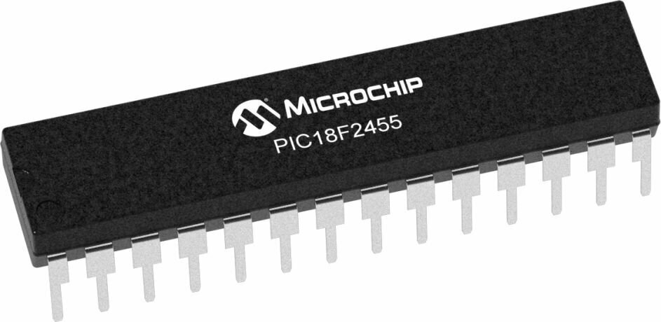 Микросхема PIC18F2455-I/SP DIP28