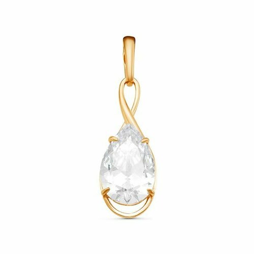 фото Подвеска из серебра позолоченная с камнем amarin jewelry
