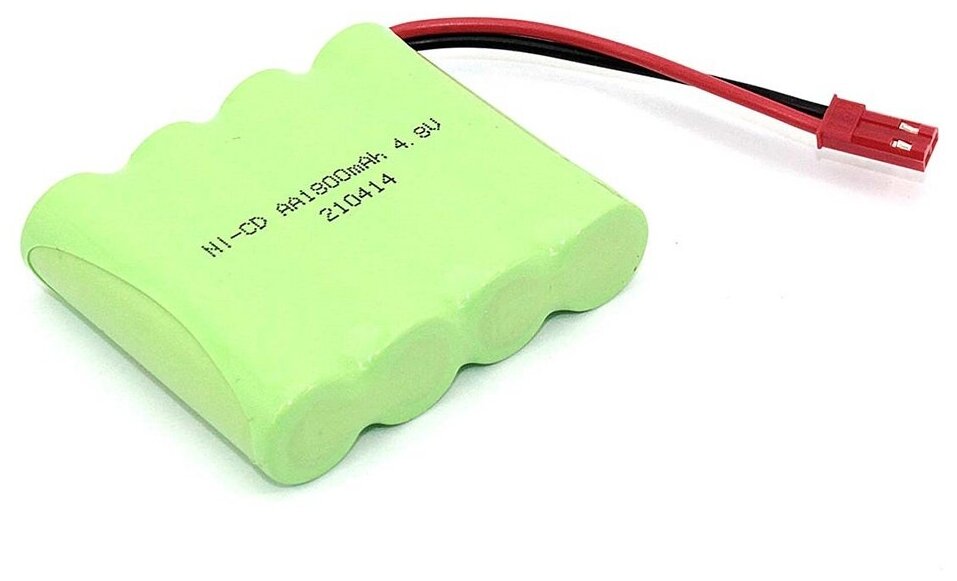 Аккумулятор Vbparts Ni-Cd 4.8V 1800mAh AA Flatpack разъем JST 082363