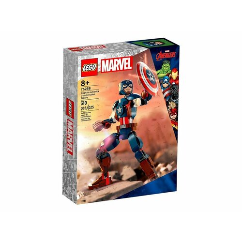 Конструктор LEGO Super Heroes Сборная фигурка Капитана Америки 76258