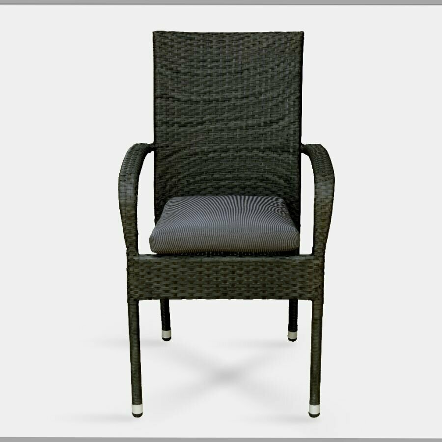 Садовое кресло, комплект из 4-х шт., Cадовые кресла из ротанга, для дачи, для сада - фотография № 6