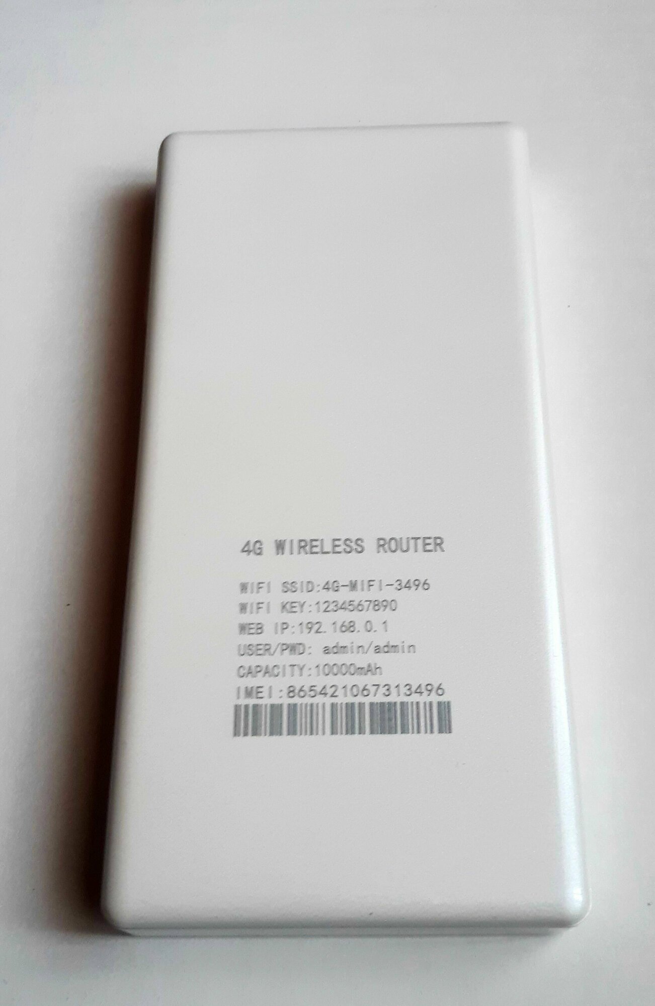 Беспроводной 4G модем портативный WiFI роутер M16 RG45 АКБ 10000mAh IMEI разьем для антенны TS9