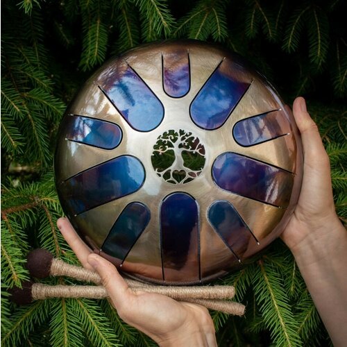 Глюкофон с чехлом Древо Жизни 24 см / ханг / ShinySteelDrums