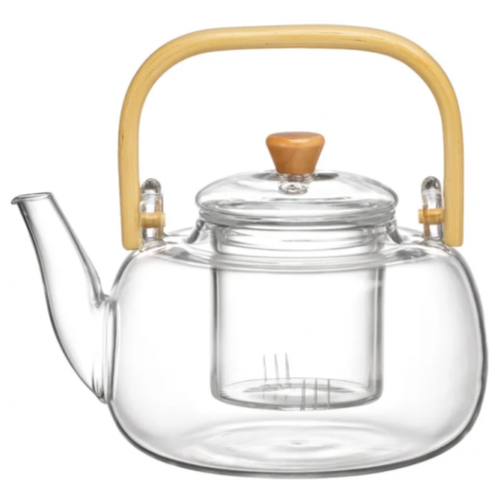 Чайник стеклянный Циндао, 1000мл