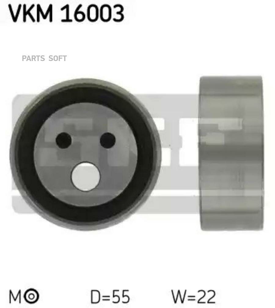 SKF VKM16003 ролик ремня ГРМ RENAULT LOGAN/CLIO/KANGOO/ SANDERO 1 4-1 6I K7J/K7M натяжной