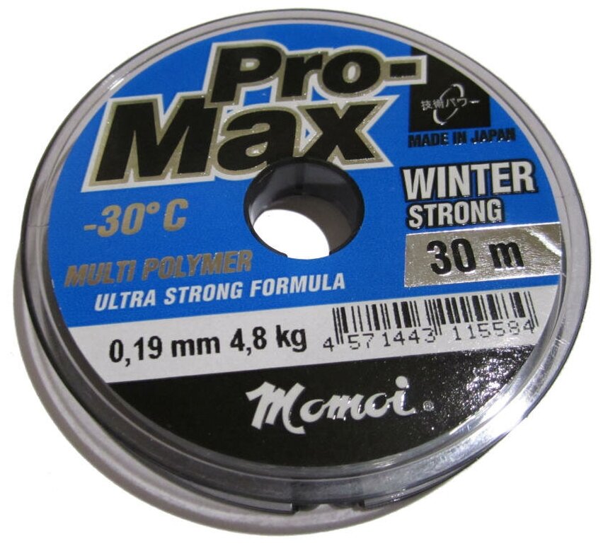 Монофильная леска Momoi Pro-Max Winter Strong