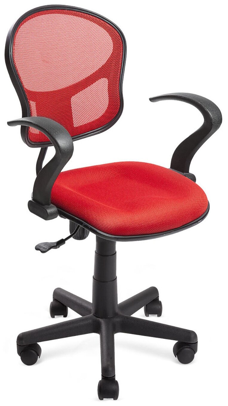 Кресло компьютерное ТМ дэфо POLO ткань, красный