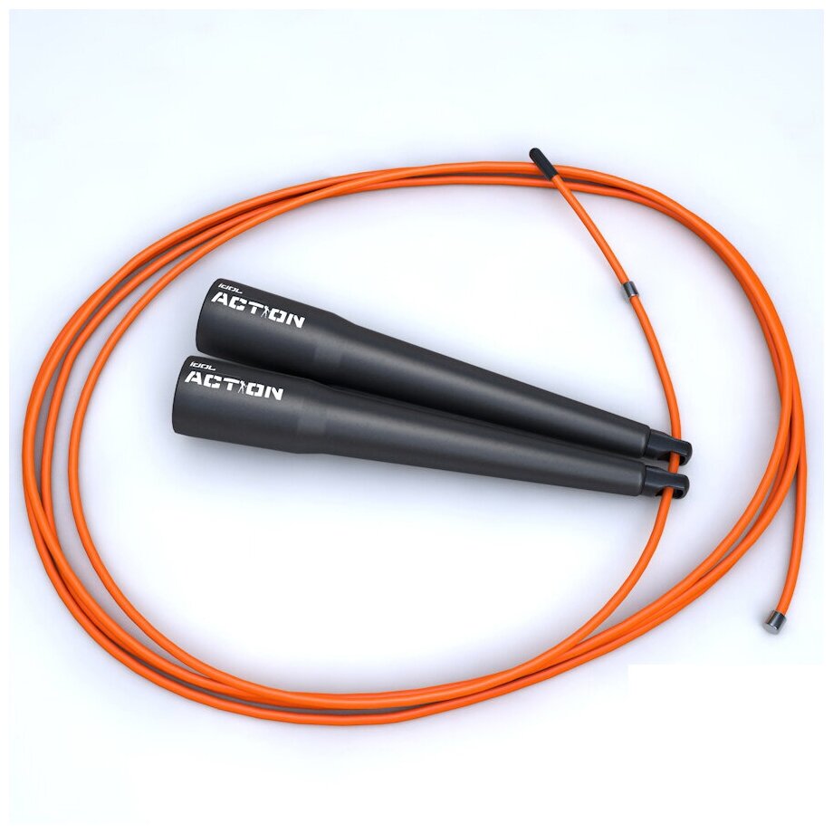 Скоростная скакалка с подшипником и пластиковой ручкой IDOL Action S-1