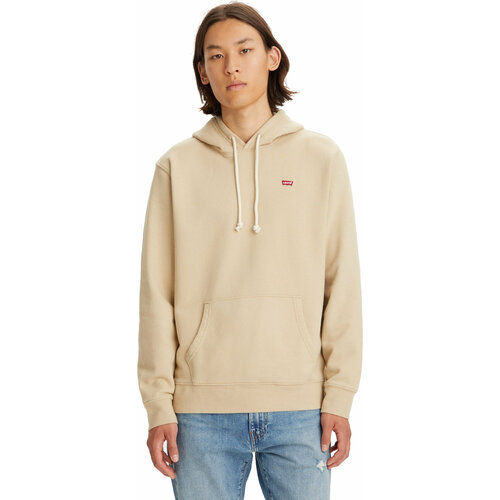 Худи Levi's, размер XS, красный, бежевый 2021 newest hoodie men