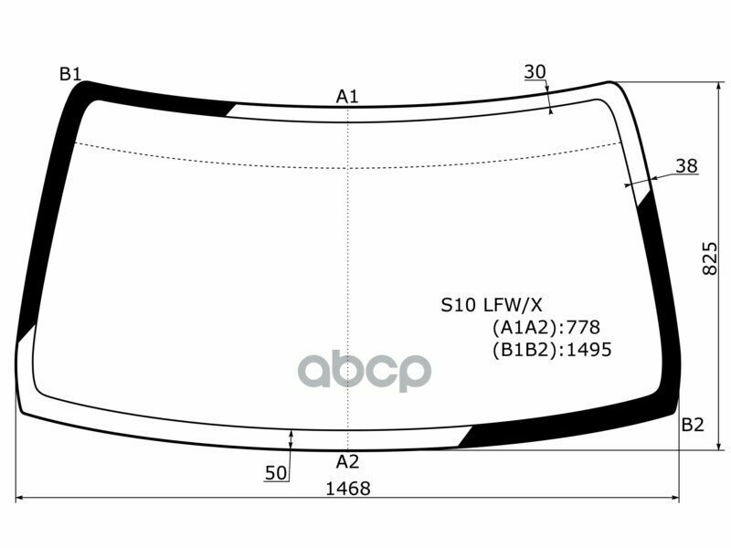 Стекло Лобовое Honda Cr-V 95-01 XYG арт. S10 LFW/X