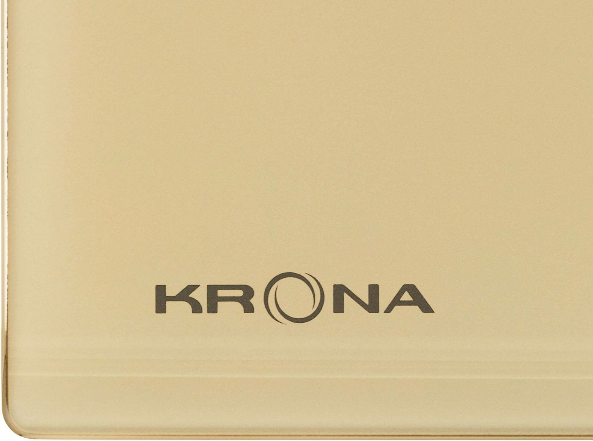Варочная поверхность KRONA FARBE 60 IV встраиваемая индукционная независимая бежевая Kronasteel - фото №19