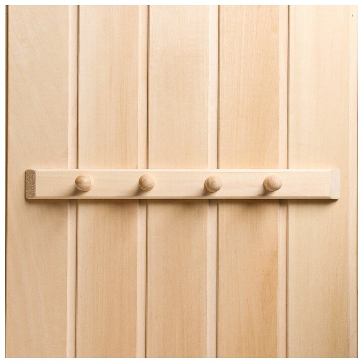 фото Вешалка 4 крючка, липа "Добропаровъ"