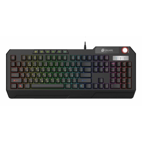 Клавиатура Oklick 715G черный 719200₽