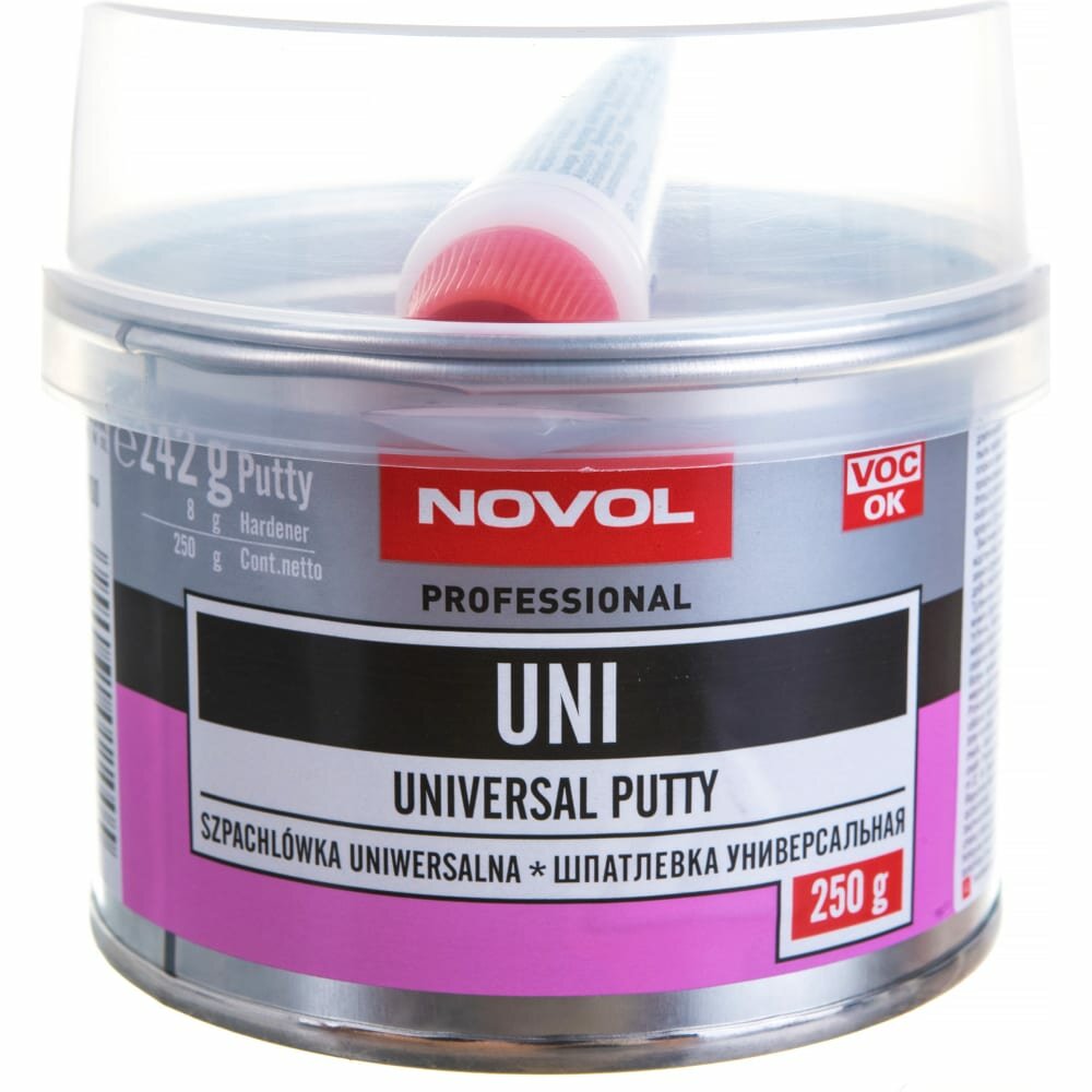 Novol Шпатлевка Uni 0.25 кг 1100