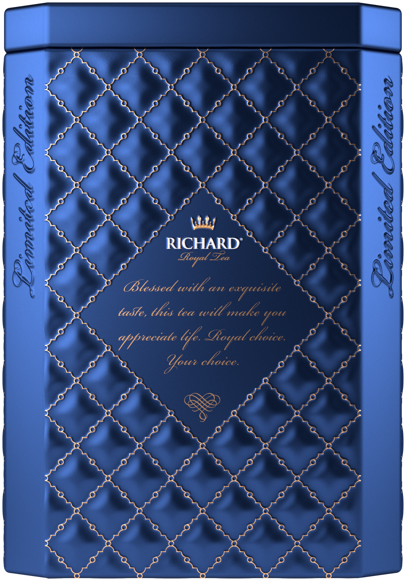 Чай RICHARD "KING'S & QUEEN'S CHOICE синий" черный ароматизированный крупнолистовой, 80 гр - фотография № 5