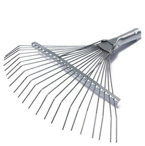 фото Грабли веерные 22 зуб Проволочные (оцинкованные) без черенкеа 3405820 7609951