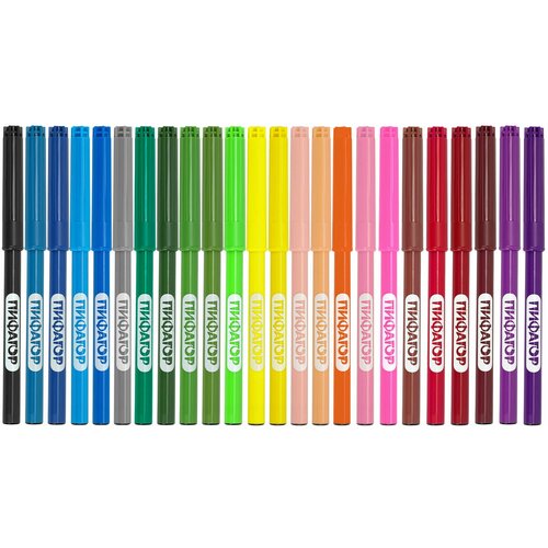 Упаковка 6 шт. Фломастеры пифагор 