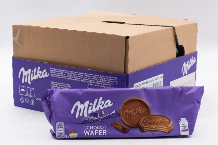 Вафли Milka Шоколадные вафли 150 грамм Упаковка 14 шт