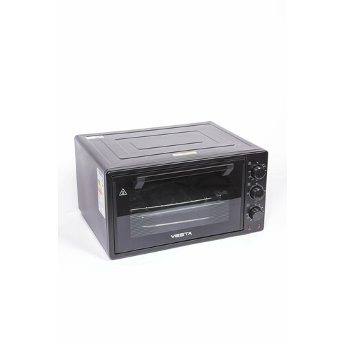 Мини печь VESTA 2336 PL черно-черная с конвекцией 830000₽