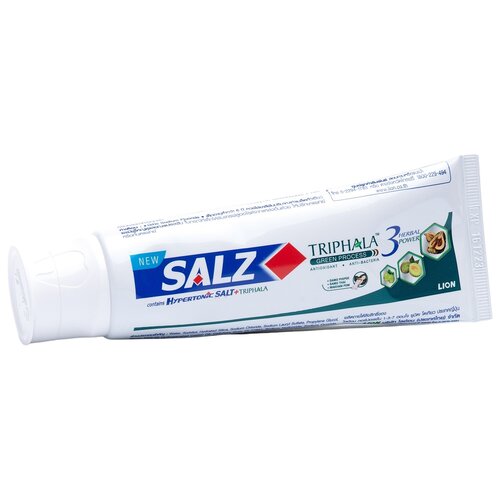 Купить Паста зубная с гипертонической солью и трифалой Salz Herbal Lion Thailand 90г, LION CORPORATILION CORPORATION (THAILAND) LIMITED, Зубная паста