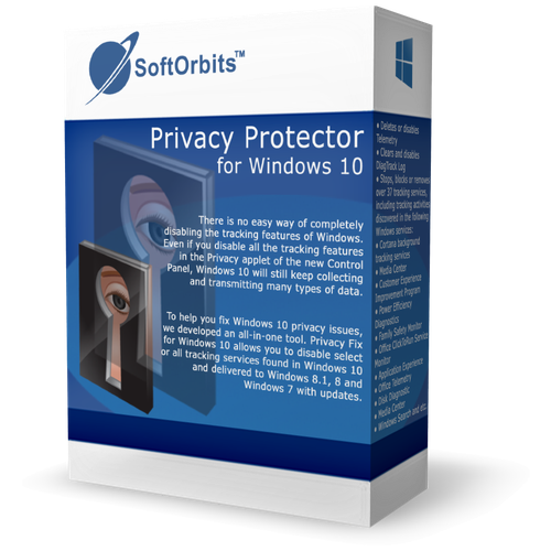 Защита конфиденциальности для Windows 10, право на использование softorbits privacy protector for windows 10 отключение слежки для windows 10 [цифровая версия]