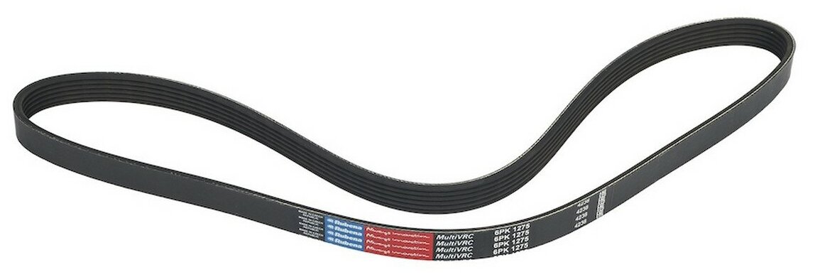 фото Ремень генератора ГАЗель 40524 дв. Евро-3, УАЗ 40904 Евро-3 (6PK1275) без ГУР "RUBENA" - RUBENA арт. 40624.1308020