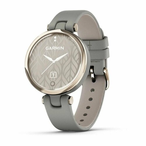 Умные часы Garmin Lily Classic Cream Gold Stainless Bezel with Braloba Gray Leather Band 3800000₽