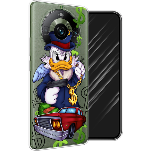 Силиконовый чехол на Realme 11 Pro / Реалми 11 Про Scrooge McDuck with a Gold Chain, прозрачный силиконовый чехол scrooge mcduck with a gold chain на realme 10 pro реалми 10 про