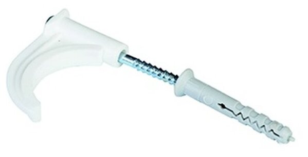 фото Sanext Дюбель крюк одинарный для труб 16-32 ( уп 100 шт )