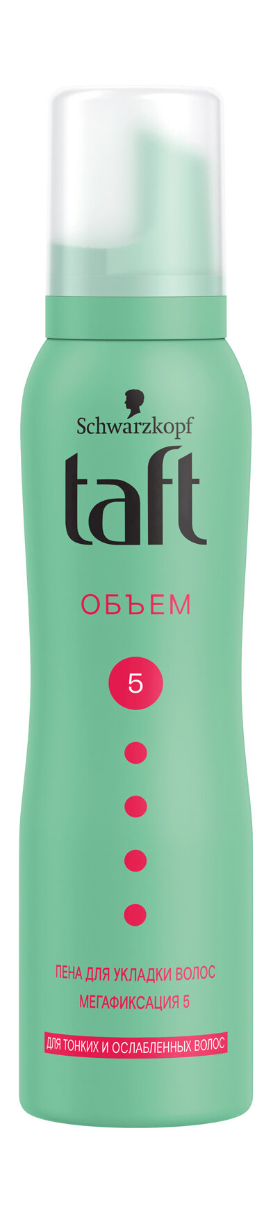 SCHWARZKOPF & HENKEL Пена для укладки волос Taft Объем мегафиксации, 150 мл